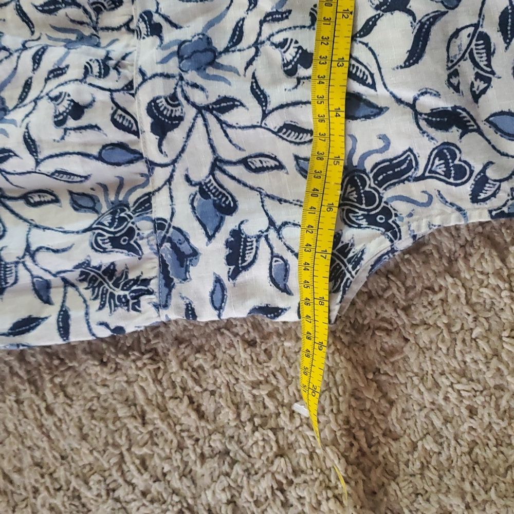 Rachel Zoe Floral Sleeveless Dress 100% Linen - Picture 6 of 10